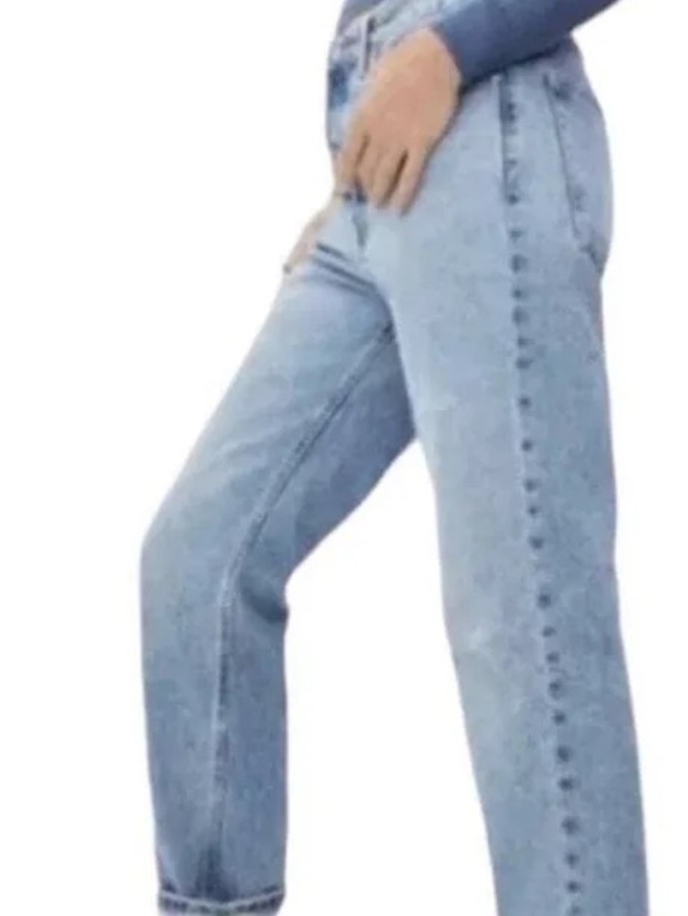 Everlane relaxed straight leg button fly jeans size 26 regular